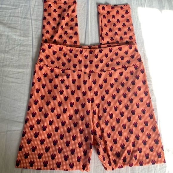 NWT LuLaRoe OS Disney Minnie Mouse Leggings (Fits Sizes 2-10) - Picture 2 of 6